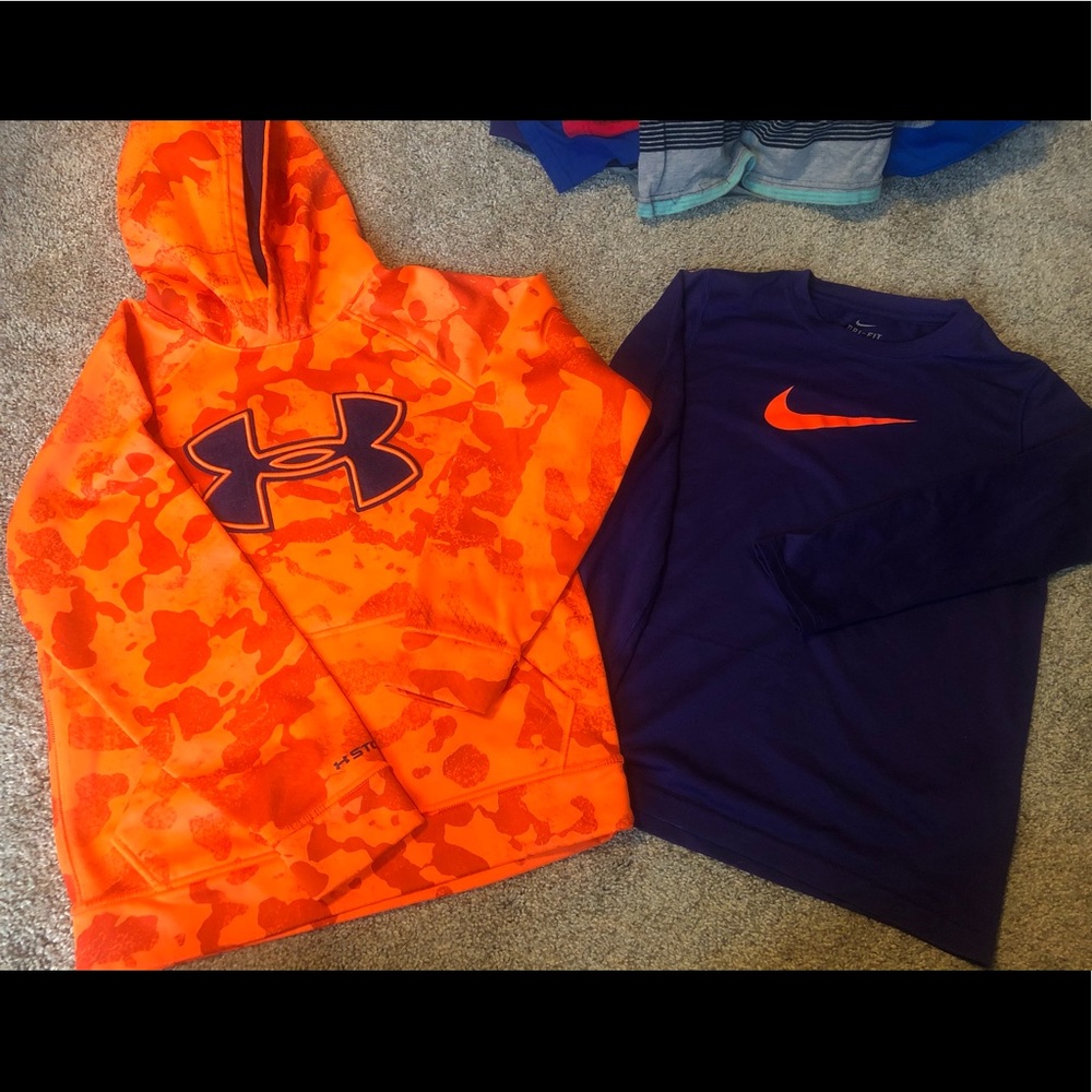 Youth Nike and Under Armour